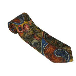 3 for/$30 Gattonero Vintage Geometric Pattern 59" Made in Canada Silk Tie
